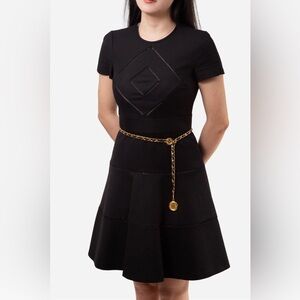 Red Valentino Black Mid-Length Dress Size 40